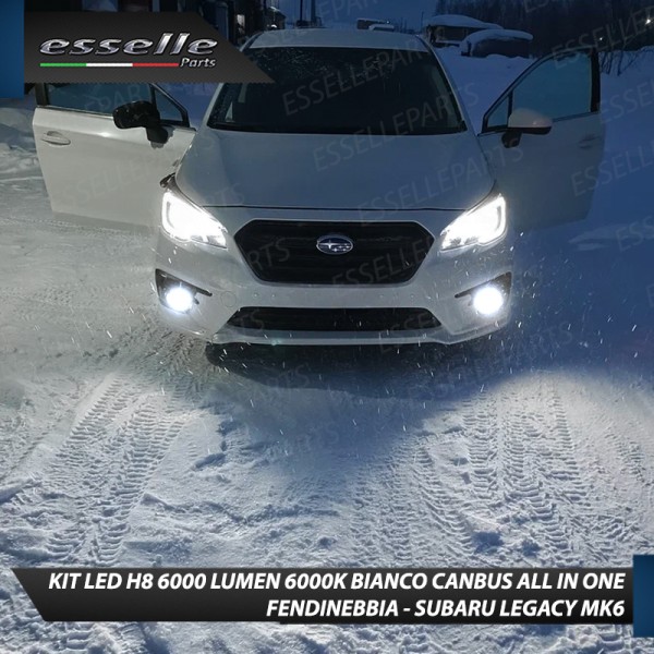 Kit Full LED H8 6000 LUMEN Canbus 6000K Fendinebbia per SUBARU LEGACY MK6