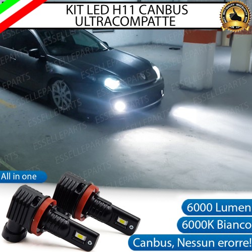 Kit Full LED H11 6000 LUMEN Canbus 6000K Fendinebbia per RENAULT LAGUNA MK3