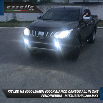 Kit Full LED H8 6000 LUMEN Canbus 6000K Fendinebbia per MITSUBISHI L200 MK5 Kit Full LED H8 6000 LUMEN Canbus 6000K Fendinebbia per MITSUBISHI L200 MK5