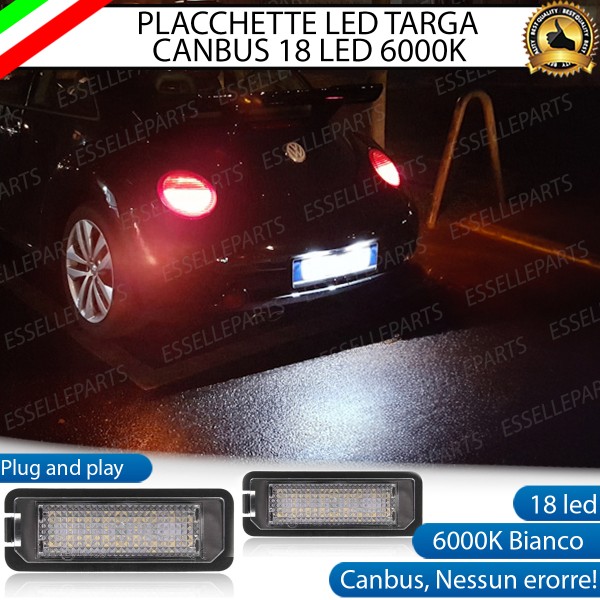 Placchette Complete Da 18 LED Luci Targa Specifiche per VW New Beetle dal 07/2005