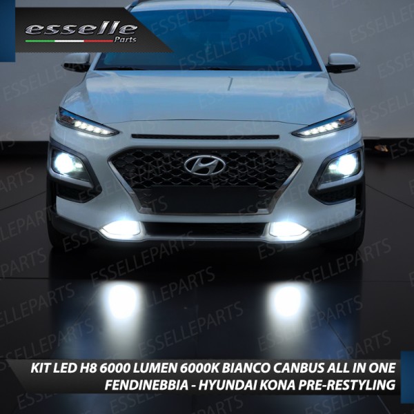 Kit Full LED H8 6000 LUMEN Canbus 6000K Fendinebbia per HYUNDAI KONA PRE-RESTYLING