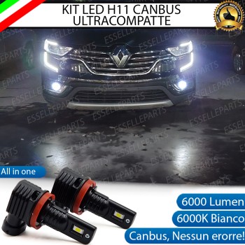 Kit Full LED H11 6000 LUMEN Canbus 6000K Fendinebbia per RENAULT KOLEOS MK2