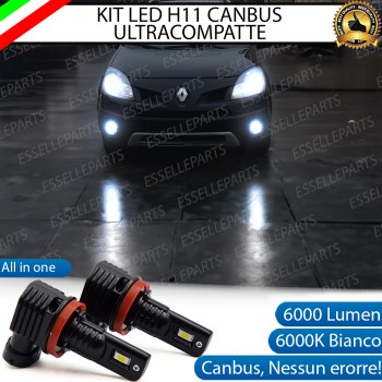 Kit Full LED H11 6000 LUMEN Canbus 6000K Fendinebbia per RENAULT KOLEOS MK1