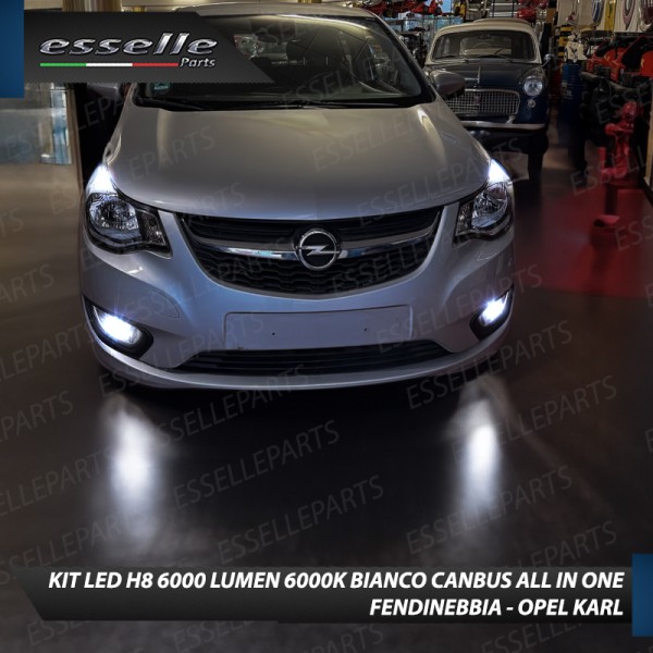 Kit Full LED H8 6000 LUMEN Canbus 6000K Fendinebbia per OPEL KARL