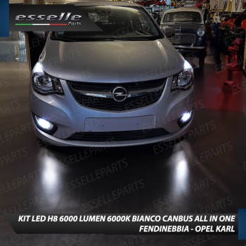 Kit Full LED H8 6000 LUMEN Canbus 6000K Fendinebbia per OPEL KARL Kit Full LED H8 6000 LUMEN Canbus 6000K Fendinebbia per OPEL KARL