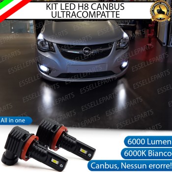 Kit Full LED H8 6000 LUMEN Canbus 6000K Fendinebbia per OPEL KARL Kit Full LED H8 6000 LUMEN Canbus 6000K Fendinebbia per OPEL KARL