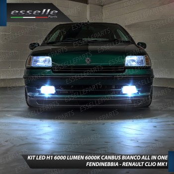 Kit Full LED coppia H1 6000 LUMEN Fendinebbia per Renault Clio Mk1