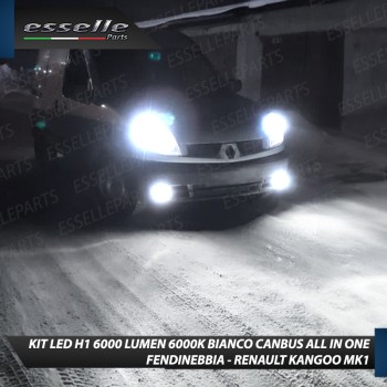Kit Full LED coppia H1 6000 LUMEN Fendinebbia per RENAULT KANGOO MK1