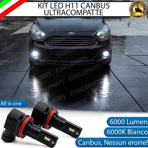 Kit Full LED H11 6000 LUMEN Canbus 6000K Fendinebbia per FORD KA MK3