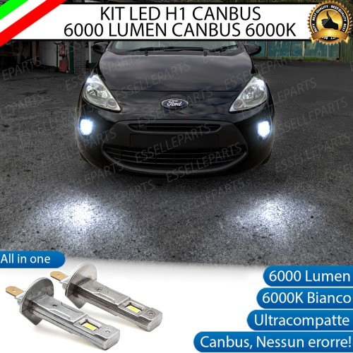 Kit Full LED coppia H1 6000 LUMEN Fendinebbia per FORD KA MK2
