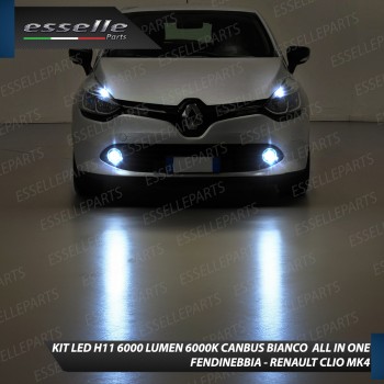 Kit Full LED H11 6000 LUMEN Canbus 6000K Fendinebbia per Renault Clio Mk4 pre-restyling Kit Full LED H11 6000 LUMEN Canbus 6000K Fendinebbia per Renault Clio Mk4 pre-restyling