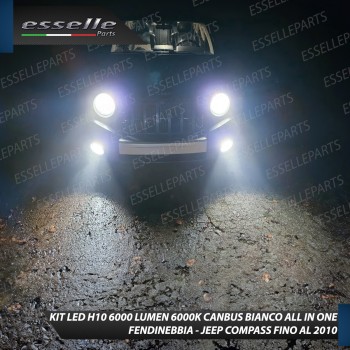 Kit Full LED H10 6000 LUMEN Fendinebbia per Jeep Compass MK1 fino al 2010 Kit Full LED H10 6000 LUMEN Fendinebbia per Jeep Compass MK1 fino al 2010