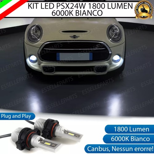 Luci Diurne 1800 LUMEN LED PSX24W per MINI Cooper One F55 F56 F57