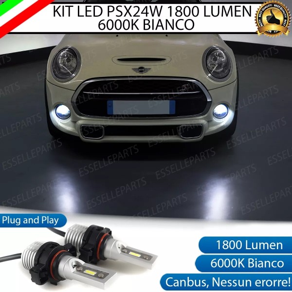 Luci Diurne 1800 LUMEN LED PSX24W per MINI Cooper One F55 F56 F57