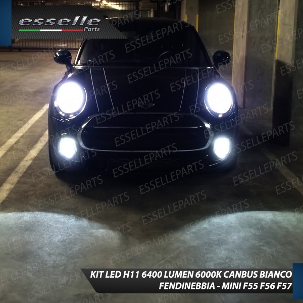 Kit Full LED H11 Fendinebbia 6400 lumen MINI F55 F56 F57
