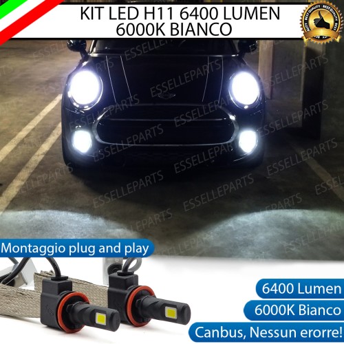 Kit Full LED H11 Fendinebbia 6400 lumen MINI F55 F56 F57