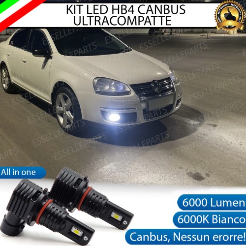 Kit Full LED HB4 6000 LUMEN Canbus 6000K Bianco Fendinebbia per VOLKSWAGEN JETTA MK5