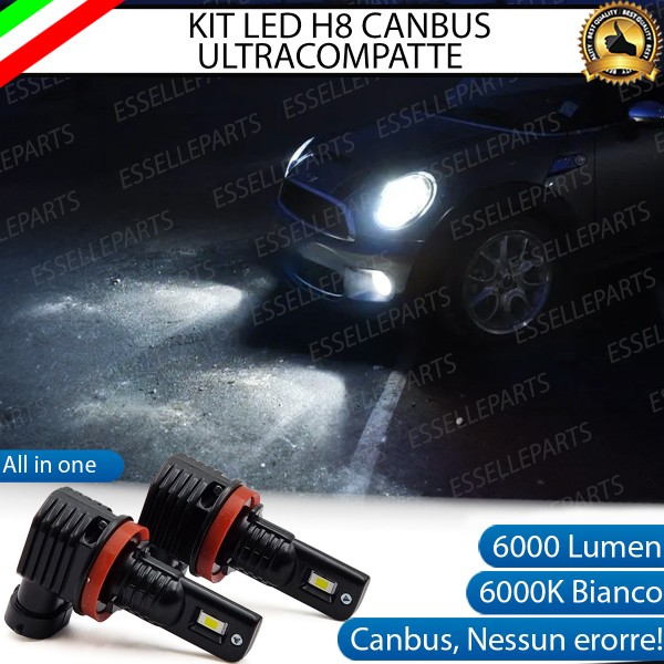 Kit Full LED H8 6000 LUMEN Canbus 6000K Fendinebbia per MINI COOPER R56
