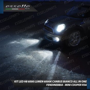 Kit Full LED H8 6000 LUMEN Canbus 6000K Fendinebbia per MINI COOPER R56
