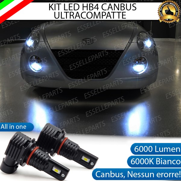 Kit Full LED HB4 6000 LUMEN Canbus 6000K Bianco Fendinebbia per DAIHATSU COPEN