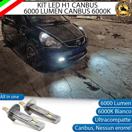 Kit Full LED coppia H1 6000 LUMEN Fendinebbia per HONDA JAZZ