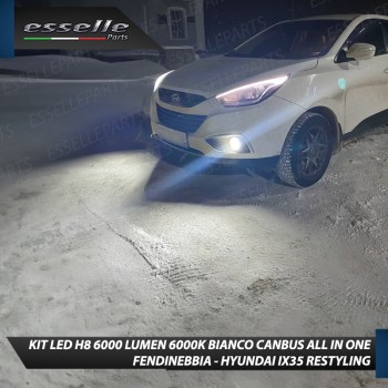 Kit Full LED H8 6000 LUMEN Canbus 6000K Fendinebbia per HYUNDAI IX35 RESTYLING Kit Full LED H8 6000 LUMEN Canbus 6000K Fendinebbia per HYUNDAI IX35 RESTYLING