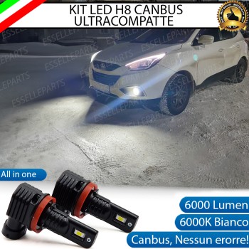 Kit Full LED H8 6000 LUMEN Canbus 6000K Fendinebbia per HYUNDAI IX35 RESTYLING Kit Full LED H8 6000 LUMEN Canbus 6000K Fendinebbia per HYUNDAI IX35 RESTYLING