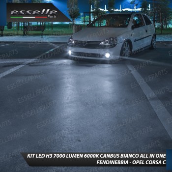 Kit Full LED H3 7000 Lumen Fendinebbia Opel Corsa C Kit Full LED H3 7000 Lumen Fendinebbia Opel Corsa C