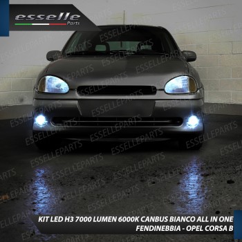 Kit Full LED H3 7000 Lumen Fendinebbia Opel Corsa B Kit Full LED H3 7000 Lumen Fendinebbia Opel Corsa B