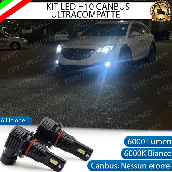 Kit Full LED H10 6000 LUMEN Fendinebbia per OPEL INSIGNIA A