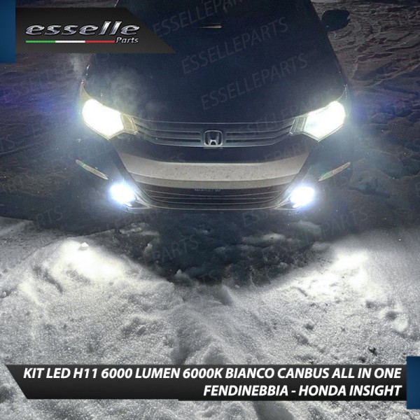 Kit Full LED H11 6000 LUMEN Canbus 6000K Fendinebbia per HONDA INSIGHT