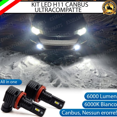 Kit Full LED H11 6000 LUMEN Canbus 6000K Fendinebbia per HONDA INSIGHT