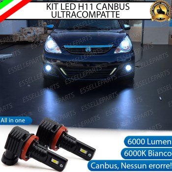 Kit Full LED H11 6000 LUMEN Canbus 6000K Fendinebbia per AIXAM IMPULSION