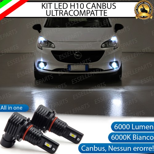 Kit Full LED H10 6000 LUMEN Fendinebbia per OPEL Corsa E