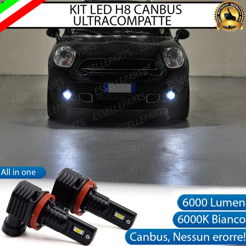 Kit Full LED H8 6000 LUMEN Canbus 6000K Fendinebbia per MINI COUNTRYMAN R60