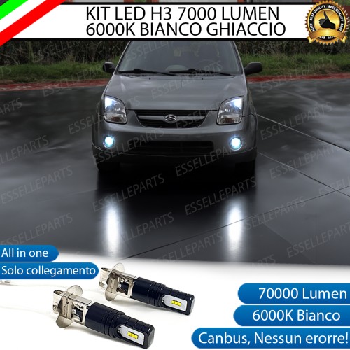 Kit Full LED H3 7000 Lumen Fendinebbia per SUZUKI IGNIS MK2