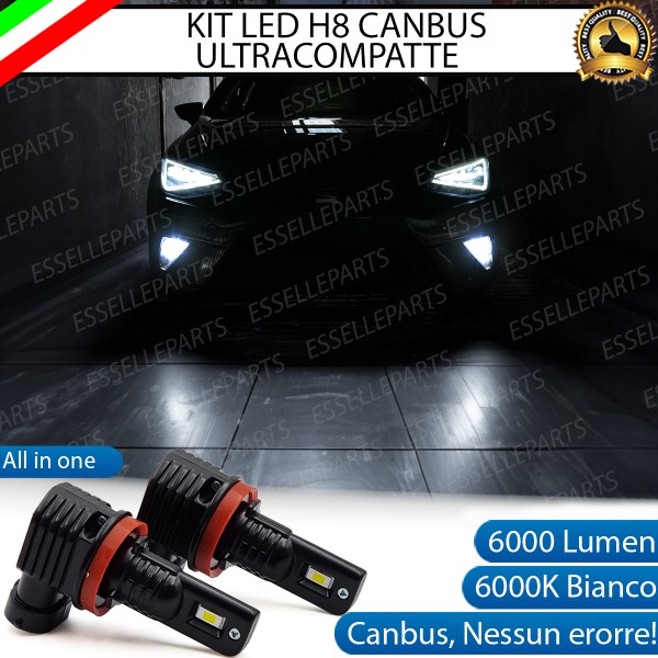 Kit Full LED H8 6000 LUMEN Canbus 6000K Fendinebbia per SEAT IBIZA MK5