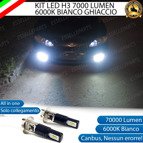 Kit Full LED H3 7000 Lumen Fendinebbia Hyundai Coupe I