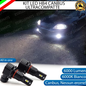 Kit Full LED HB4 6000 LUMEN Canbus 6000K Bianco Fendinebbia per HYUNDAI COUPE mk2