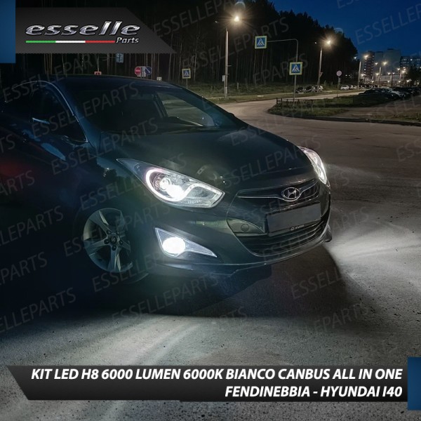 Kit Full LED H8 6000 LUMEN Canbus 6000K Fendinebbia per HYUNDAI I40