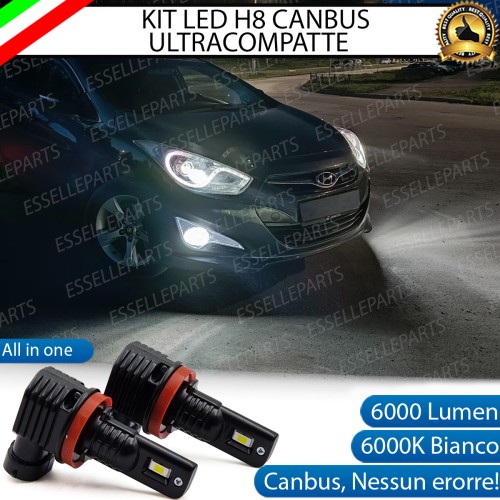 Kit Full LED H8 6000 LUMEN Canbus 6000K Fendinebbia per HYUNDAI I40