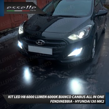 Kit Full LED H8 6000 LUMEN Canbus 6000K Fendinebbia per HYUNDAI I30 MK2 Kit Full LED H8 6000 LUMEN Canbus 6000K Fendinebbia per HYUNDAI I30 MK2