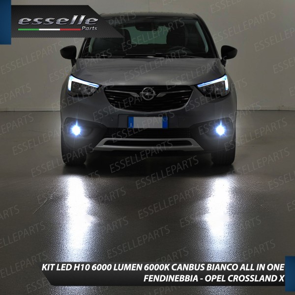 Kit Full LED H10 6000 LUMEN Fendinebbia per OPEL Crossland X