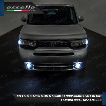 Kit Full LED H8 6000 LUMEN Canbus 6000K Fendinebbia per NISSAN CUBE