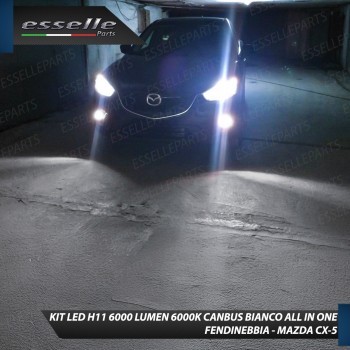 Kit Full LED H11 6000 LUMEN Canbus 6000K Fendinebbia per MAZDA CX-5