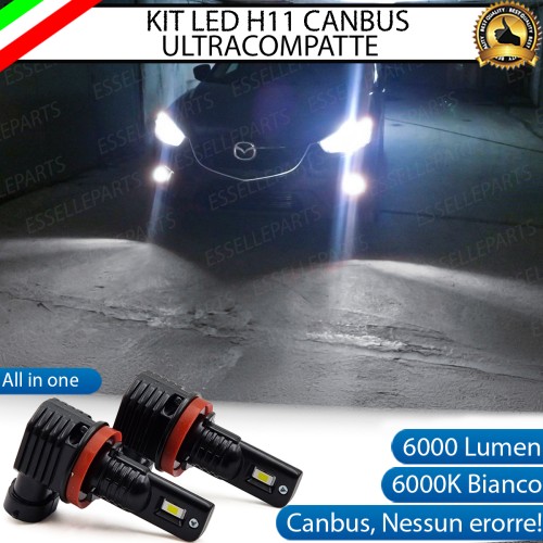 Kit Full LED H11 6000 LUMEN Canbus 6000K Fendinebbia per MAZDA CX-5