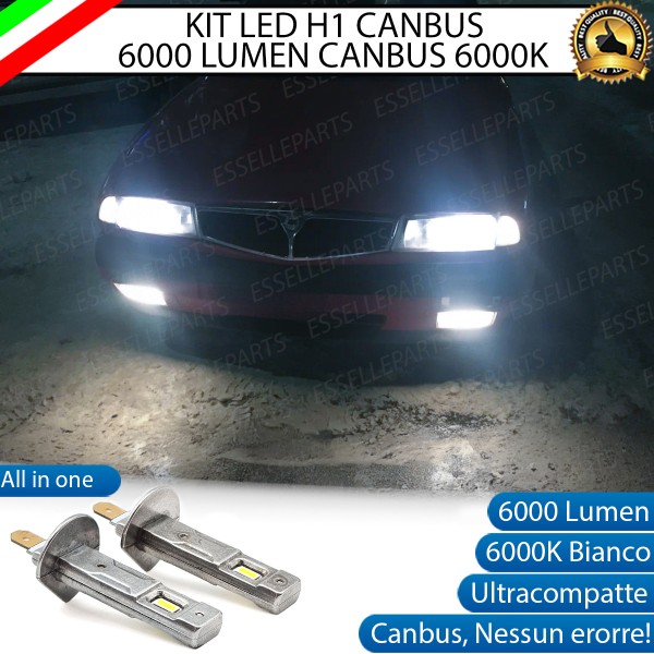 Kit Full LED coppia H1 6000 LUMEN Fendinebbia per Lancia Delta mk2
