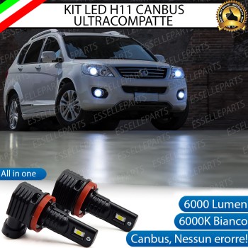 Kit Full LED H11 6000 LUMEN Canbus 6000K Fendinebbia per GREAT WALL H6