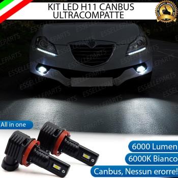 Kit Full LED H11 6000 LUMEN Canbus 6000K Fendinebbia per Lancia Delta