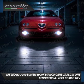 Kit Full LED H3 7000 Lumen Fendinebbia per ALFA ROMEO GTV Kit Full LED H3 7000 Lumen Fendinebbia per ALFA ROMEO GTV